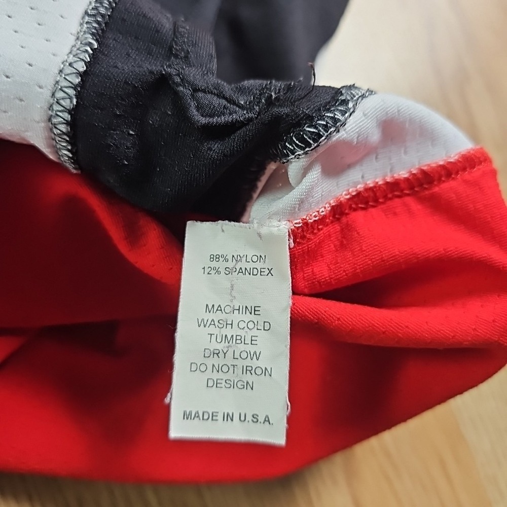 Northern Illinois Huskies Basketball Jersey Womens L Red Adidas Game Worn 2009 - Picture 4 of 8
